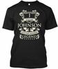 Team Johnson Name Legend Family T-Shirt Made In the USA Size S To 5XL