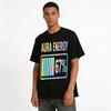 Gradient Aura Energy 67% Fun Creative Casual Short Sleeve Top Pure Cotton T-shirt