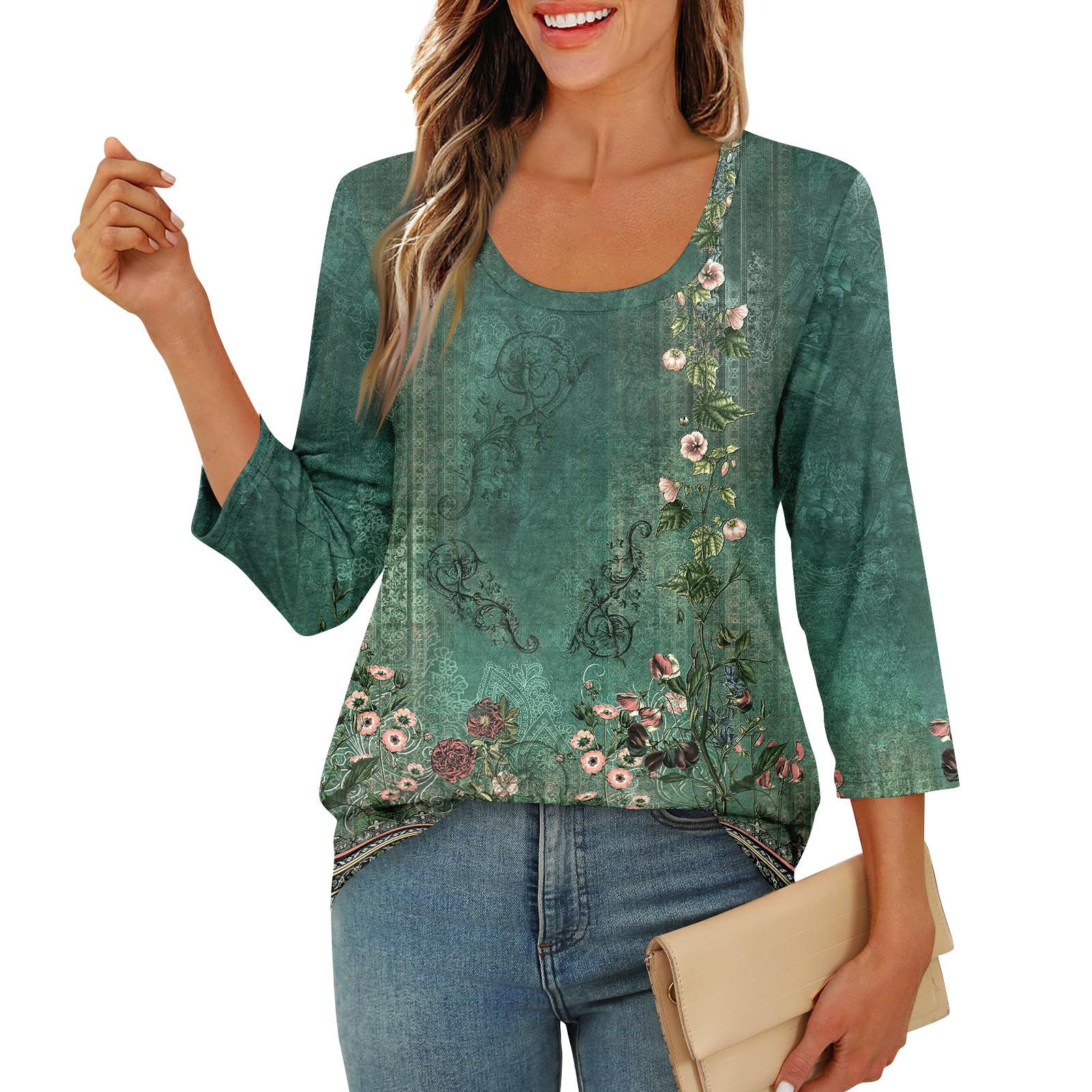 

Женская рабочая рубашка с плиссировкой и рукавом 3/4, рубашка с V-образным вырезом, повседневная рубашка с завязками на талии, деловая рубашка M