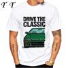 Guida La Classica CRX JDM Civic Type R Maglietta Nuova Uomo Manica Corta Ragazzo Top Casual Leggenda Giapponese Re del Drift Magliette Bianche