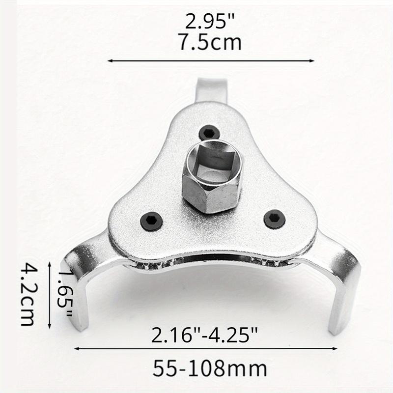Auto Repair Tools Oil Filter Wrench Adjustable Flat-Head Three-Clamp Type Oil Filter Removal Tool Car Disassemble Wrench