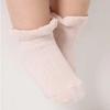 Baby Socks 0-12/12-24 Anti Slip Breathable Cotton White Toddler Socks Summer Thin Breathable Soft Cotton