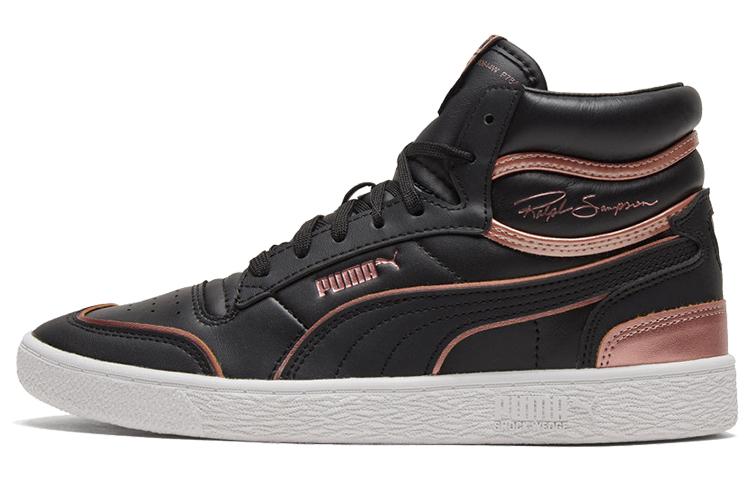 Puma Wmns Ralph Sampson Mid Metal  Black Rose Gold  36