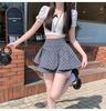 Women's High-Waist Polka Dot A-Line Cake Skirt – Summer 2025 Style, Fluffy & Short
