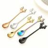 Stainless Steel Elk Christmas Dessert & Coffee Stirring Spoon