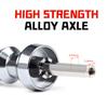Aluminum Alloy Fishing Gear Single  Rocker  Arm Accessories Hexagonal Rod Shaft Fishing Wheel Handle