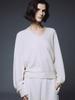UMARMUNG Wool Cashmere V Neck Pullover_Ivory