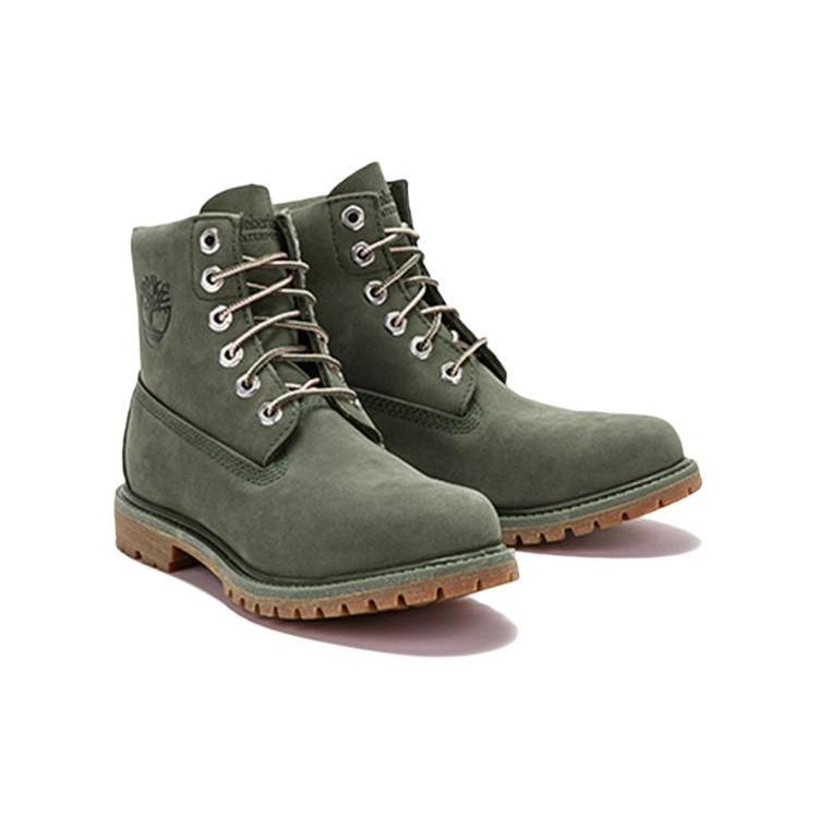 (WMNS) Timberland Nellie 6 Inch Waterproof Boots 'Dark Green Nubuck' Women's A44JU