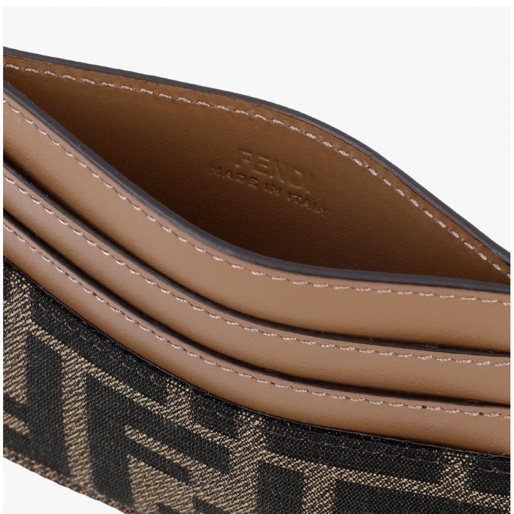 Fendi Monogram Baguette Card Wallet 8m0445 A98p F0a6e