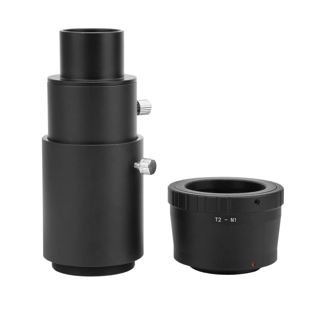 1.25inch Telescopic Extension Tube T2 Astronomical Telescope Adapter Ring for Nikon Canon