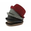 Herbst Winter Hut Herren Britischer Retro Jazzhut Melone Klassischer Karohut