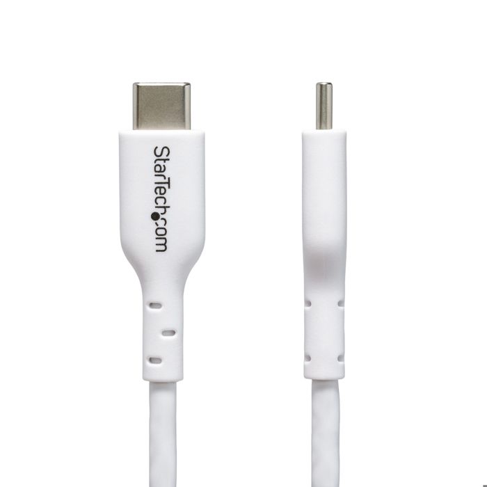 Câble De Charge USB-C - STARTECH.COM - 2m - 60W - Blanc - Compatibilité Universelle
