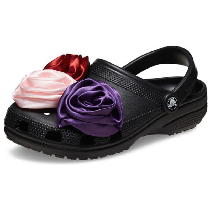 Crocs Classic Rose Hole Shoes Women's Black