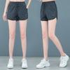 Ice Silk Quick Drying Shorts Sports Shorts Women's Summer High Waisted Fitness Running Pants Thin Three Quarter Pants