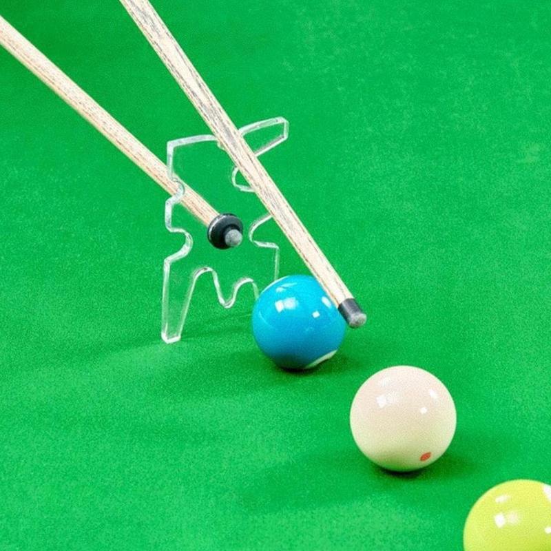 Stable Adjustable Bridge Head Holder Impact Resistant Transparents Acrylic Billiard Cue Stand billiards equipment