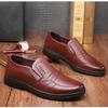 2025 New Leather Shoes Men's Soft Leather Soft Sole Non-slip Casual Versatile Shoes Korean Version of Trendy Men's Shoes