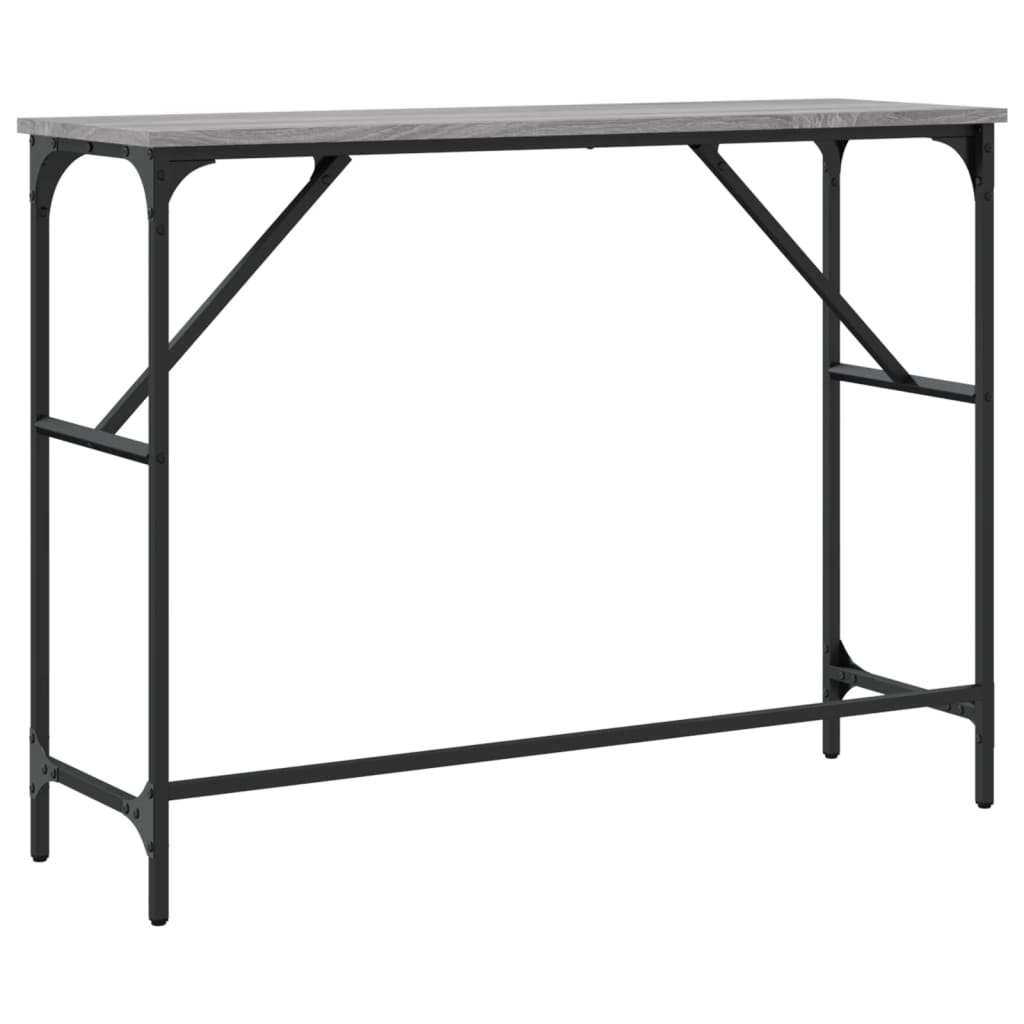 Console Table Grey Sonoma 100x32x75 cm Particleboard