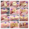 Flower Moon Doll Ornaments with Wings and Clouds, Ancient Style Mini Barbie Accessories