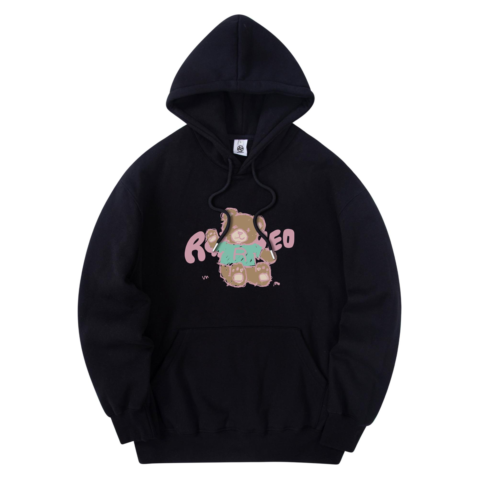 Radineo Soft Bear Hoodie Black Black (Black)/M