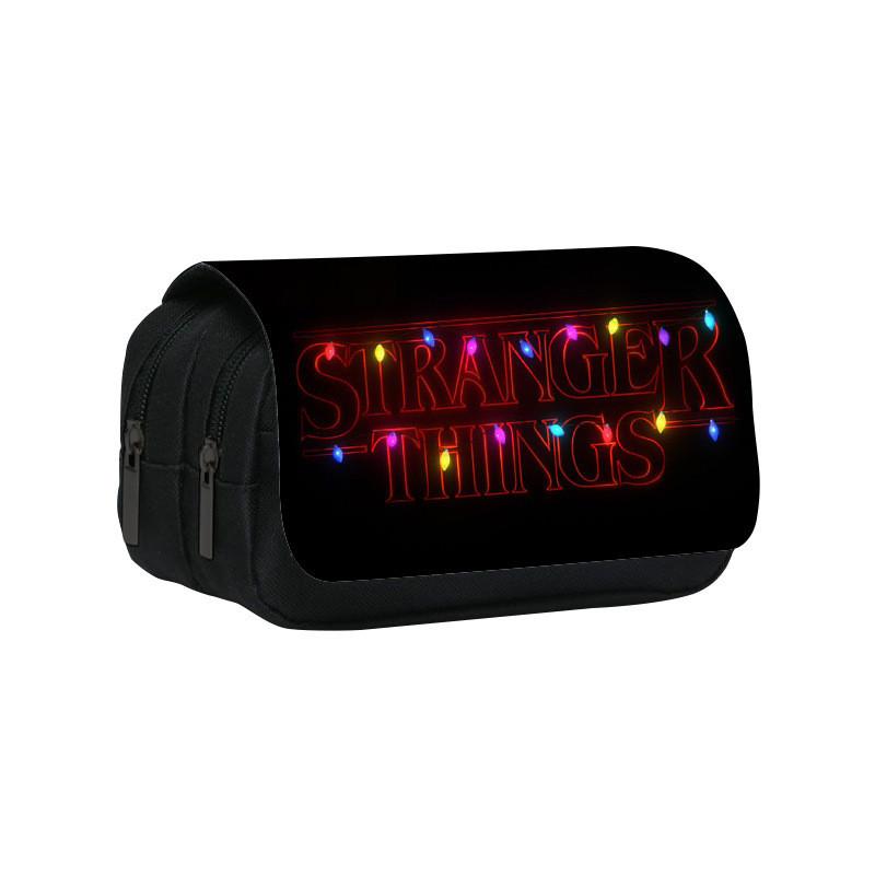 Dvouvrstvý penál Stranger Things s velkou kapacitou pro studenty a do kanceláře