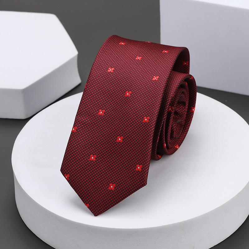 Korean Version Of Casual 5Cm Men'S And Women'S Business Dress Groom Wedding Stripe Hand Play Work Narrow Lazy Solid Color Tie