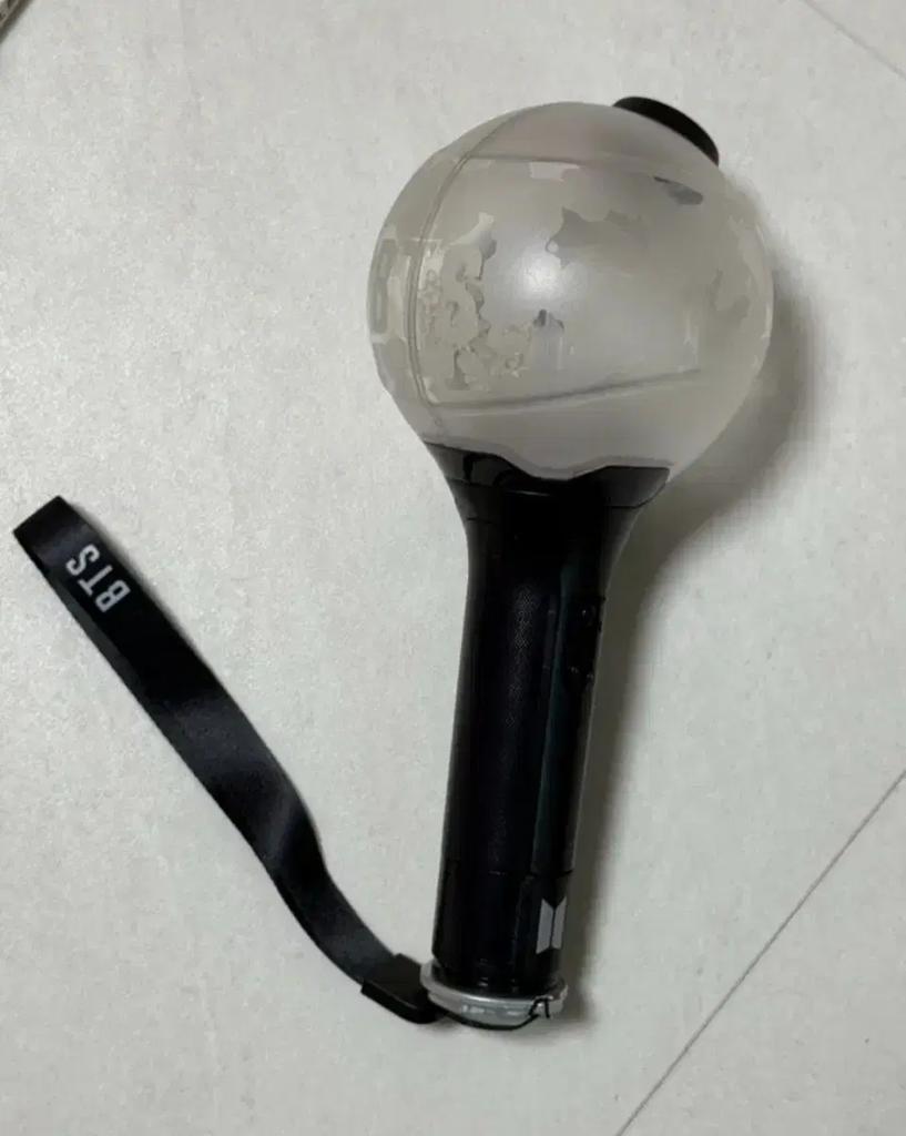BTS cheering stick. Comes with a card. Used