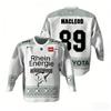 Haier MacLeod # 89 Russell 2026 DEL Eltern-Kind Deutsches Eishockey Trikot 3D-Druck Rundhals Langarm T-Shirt