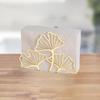 Simple Ginkgo Leaf Napkin Holder High-end Iron Tissue Rack Metal Tissue Holder  Kitchen Accessory