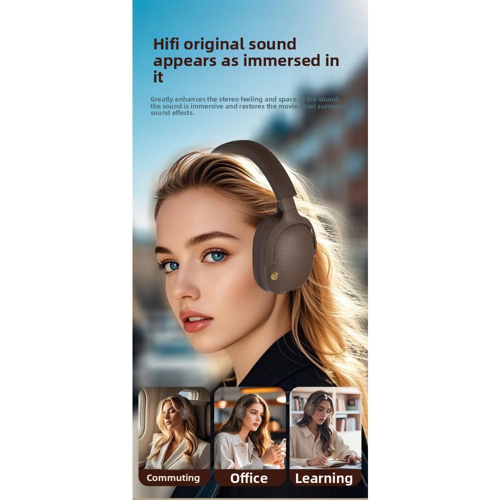 Retro Style M19 Headset Wireless Headset Bluetooth 5.4 Mobile Phone