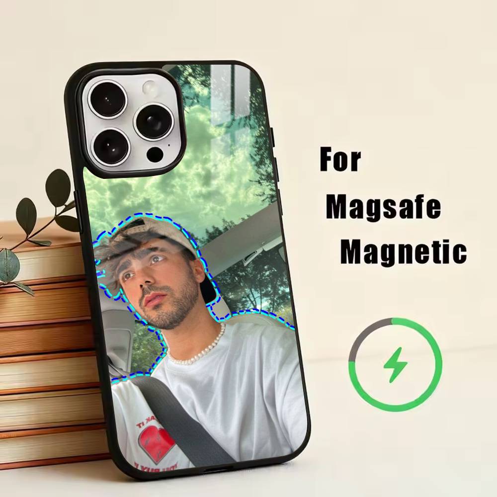 F-Fede V-Vigevani   Phone Case For iPhone17,16,15,14,13,12,11 Plus,Pro Magnetic with Magsafe Wireless Charging