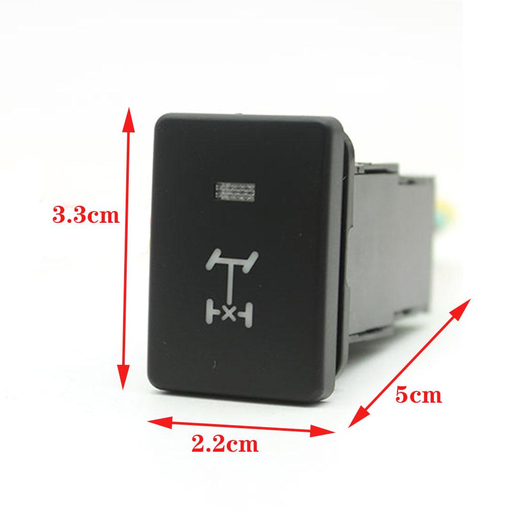Rear Diff Lock Switch Button Differential Lock Control Switch With Wire Orange Blue Green Light For Toyota Corolla 2007-2018