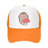 Mesh Dad Hat Adjustable Washed Hedgehog Mushroom Baseball Dad Cap Funny Distressed Ball Trucker Cap For Women Men Unisex