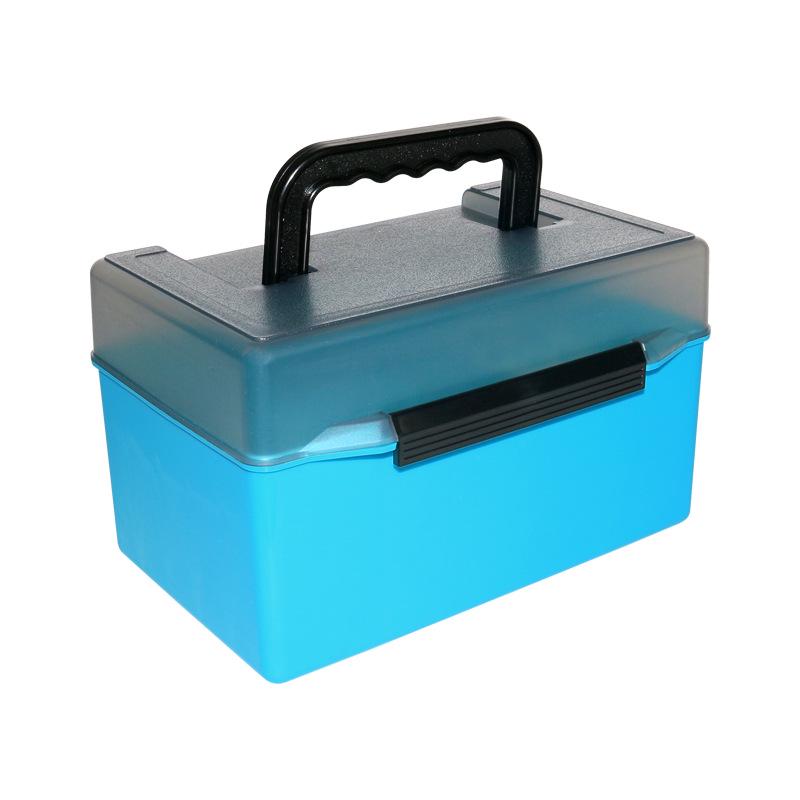 

Многофункциональный ящик для ловли креветок в корейском стиле: Портативный 52-секционный органайзер для приманок и наживок, подходит для морской и пресноводной рыбалки Large 27*18*16cm