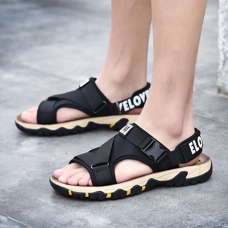 Fashion Big Size Summer Comfortable Outdoor Men's Sandals Lightweight Men Shoes For Male Casual Shoes Water Walking Soft Beach Sandals