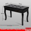 Solid Wood Adjustable Piano & Guitar Stool for One or Two People
