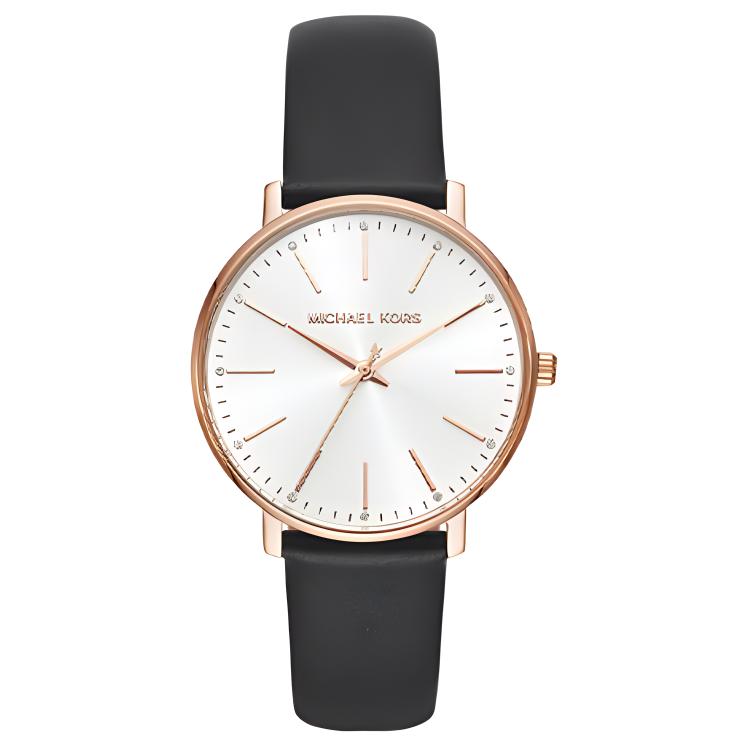 

MICHAEL KORS Wrist Watch Quartz Movement Leather Strap 38mm White Dial Women s Watch 50m Water Resistant MK2834