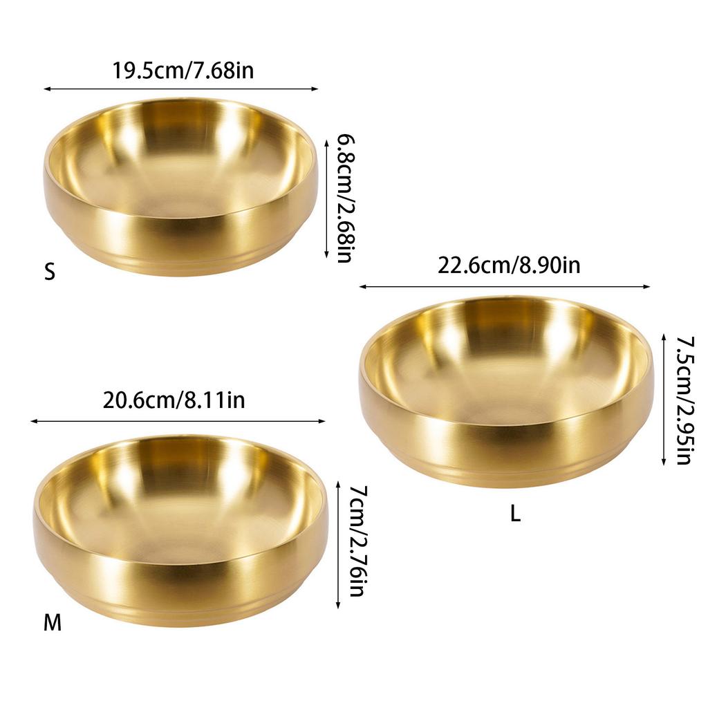 Stainless Steel Noodles Bowl With Thermal Insulation Design Ideal For Soups Salads And Dinner Parties Sashimi Dish