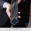Wool Necktie, V.B.C. Canonico, 6cm Wide Blade, Narrow Tie, Domestically Made by Y&Tailor (sharkskinlight Gray)