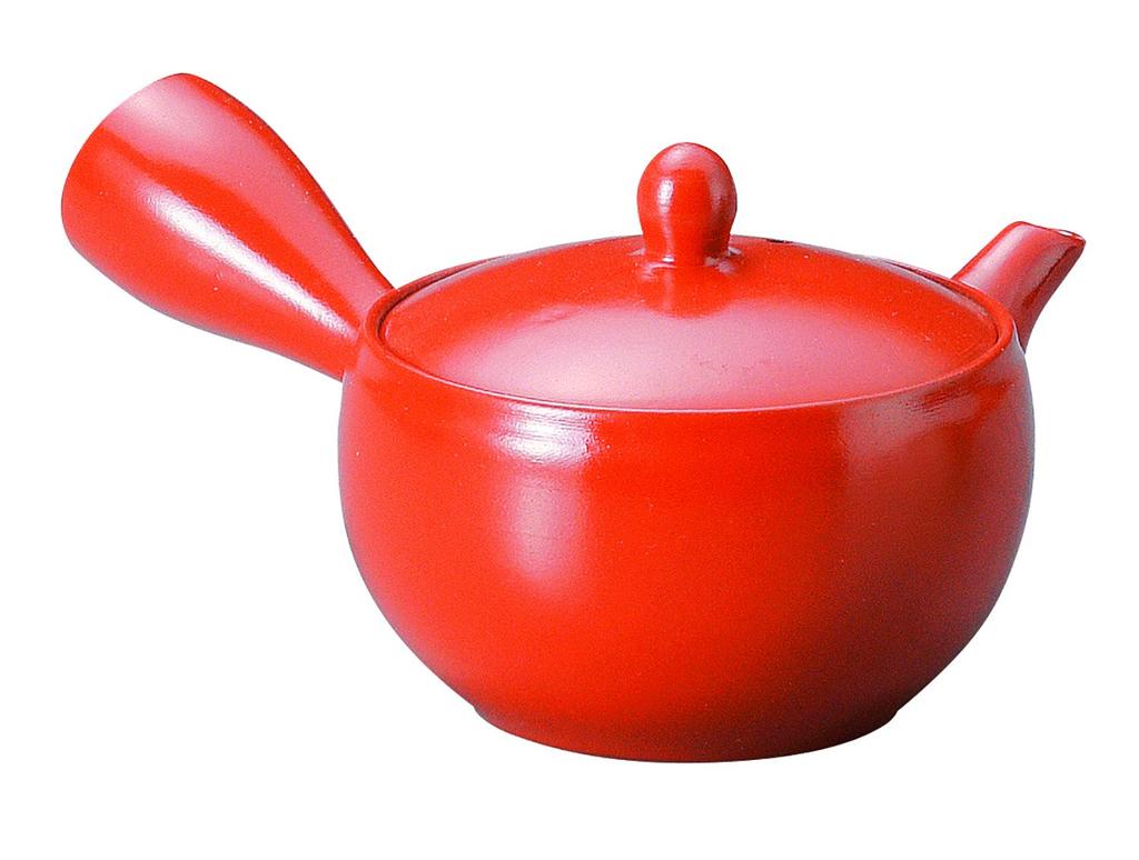 Red clay teapot Y938 bowl-shaped