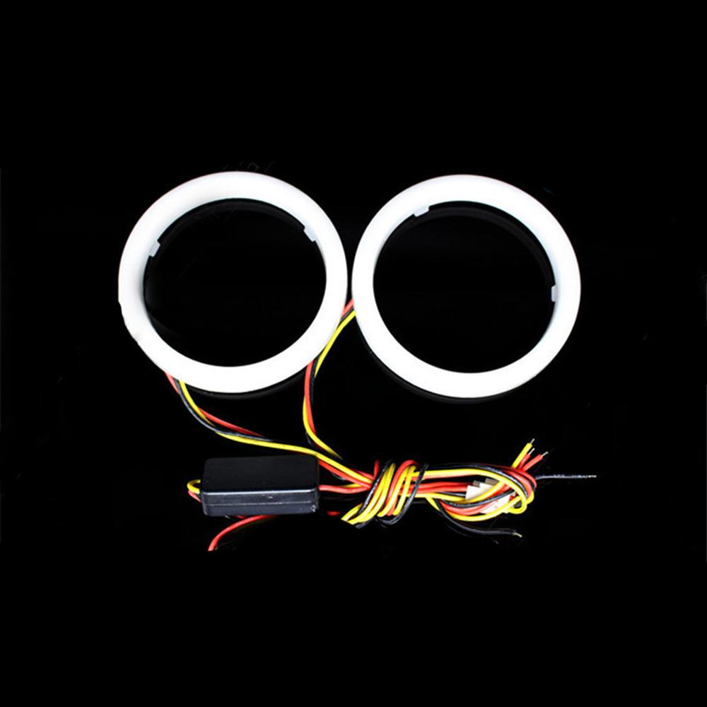 

2X Автомобильная фара ДХО Дневной ходовой свет Кольцо-гало Ангельские глазки Лампа указателя поворота