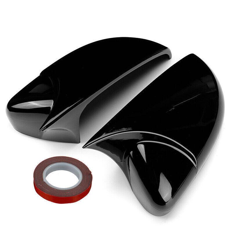 For VW Volkswagen Golf 6 MK6 GTI GTD 2009-2013 Car Rearview Side Mirror Cover Wing Cap Exterior Door Case Trim Carbon Fiber Look