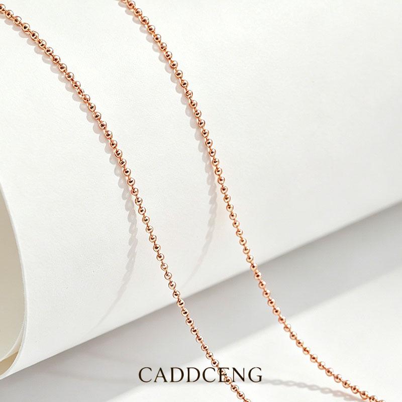 18K Rose Gold Titanium Steel O-Chain Necklace & Bracelet Set