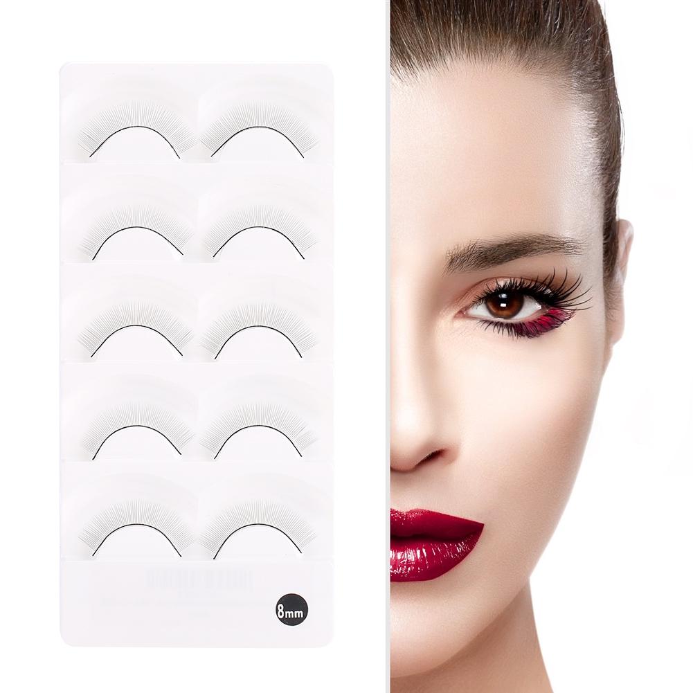 

5 пар тренировочных накладных ресниц для наращивания ресниц, обучающий инструмент для макияжа глаз