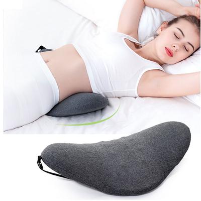 Memory Foam Lendenkissen Rollbar Schwangerschafts-Taillenpolster Waschbare Lendenstütze Rückenlehnenmatte Bettkissen Abnehmbares Rückenkissen