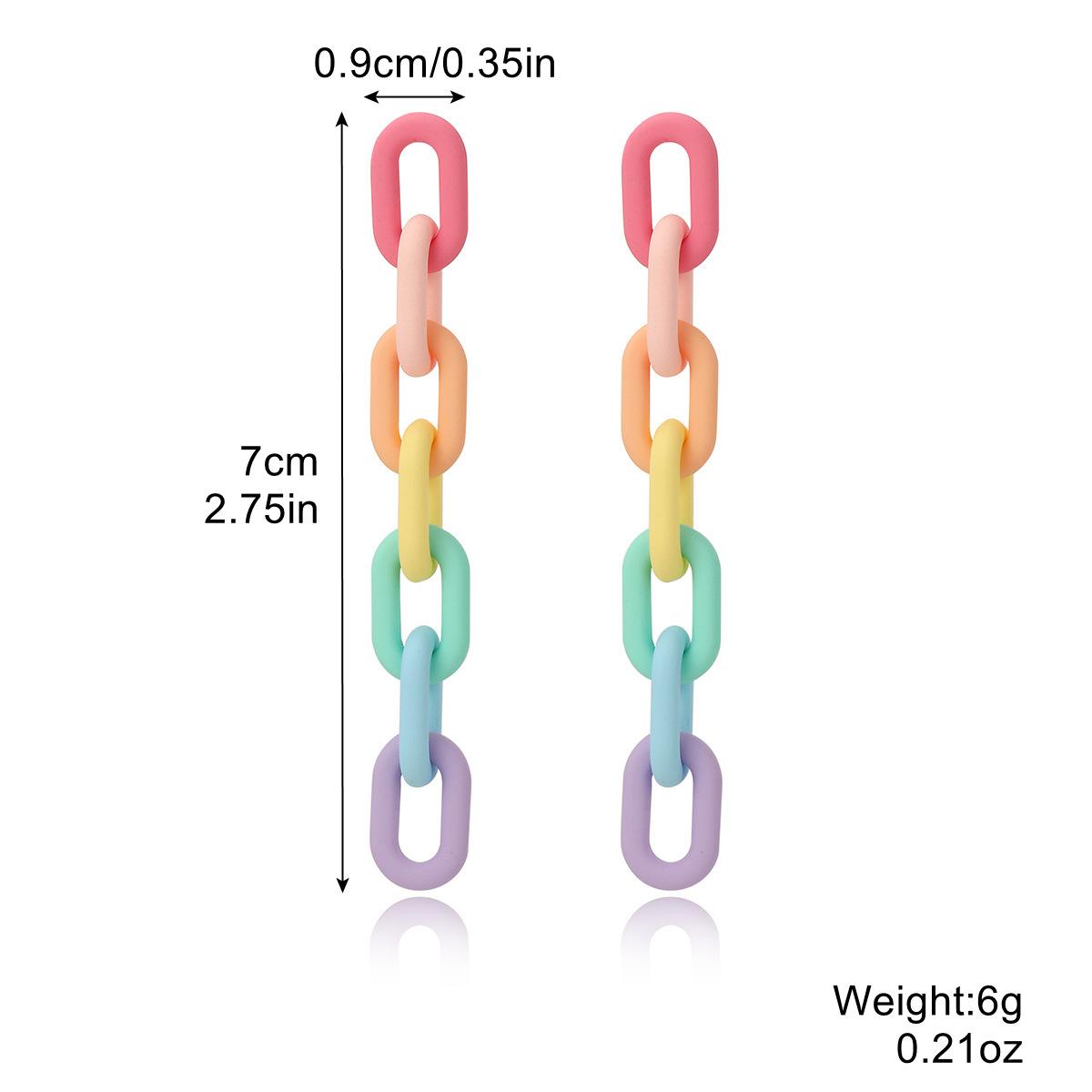 

Конфетные серьги Цветные Модные Акриловые Геометрические Украшения Женский Подарок Рождество StyleF