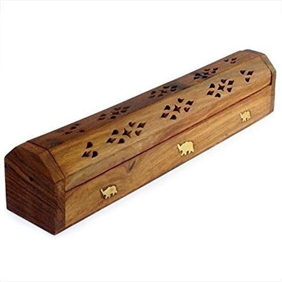 30.5 Cm Wooden Case for Incense Sticks