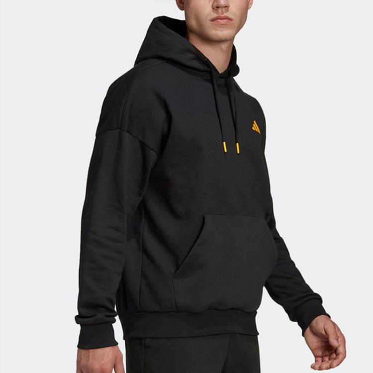 adidas Urban Q4 Hoodie Men Tops Black FR6595