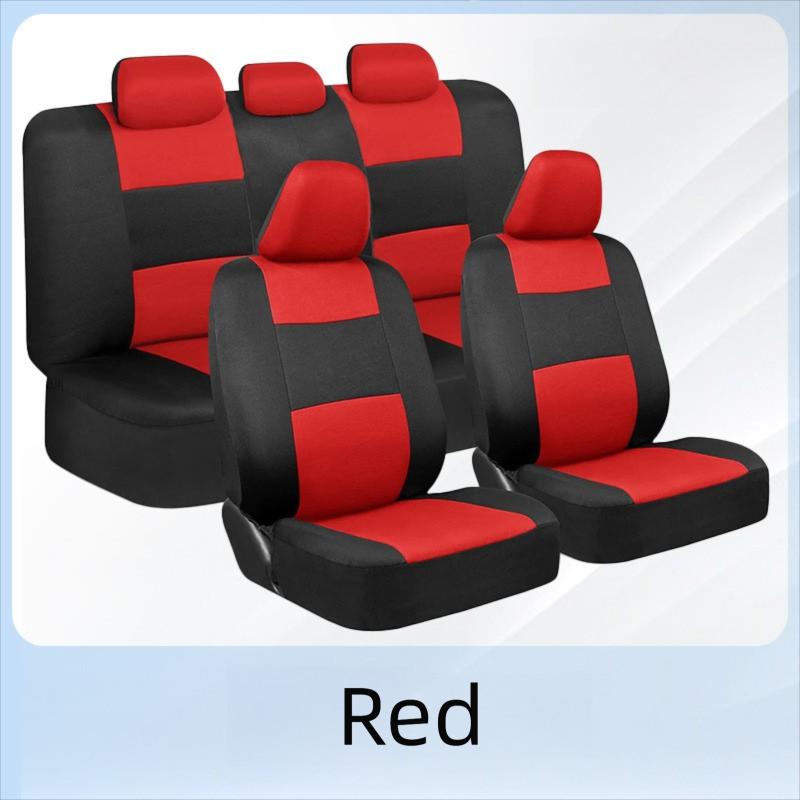 New 5Seats Full Set Car Seat Covers Auto Seat Decoration Rear Front Auto Seat Cover Car Cushion Protector Case Cover