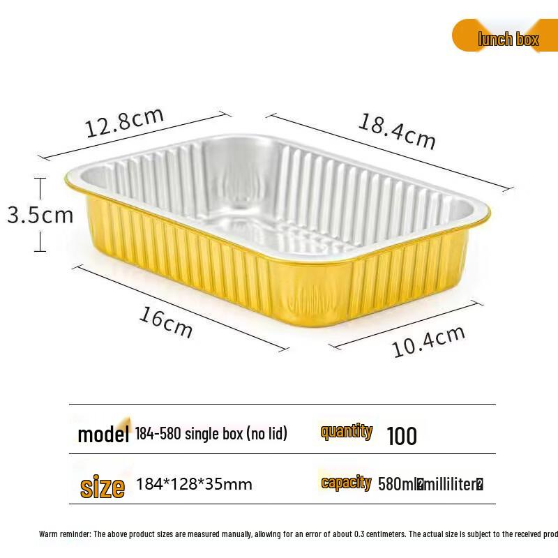 Handun Aluminum Foil Food Takeaway Containers