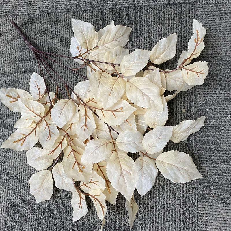 Artificial Leaves Bouquet For Wedding Decor And Event Photography With Realistic Look For Home And Hotel Decoration